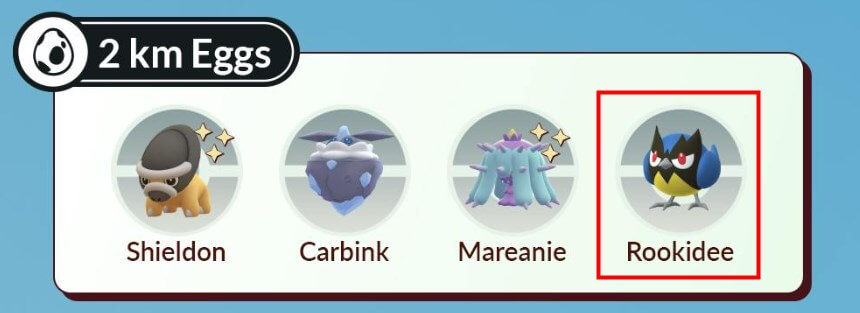 get rookidee by hatching 2 km eggs