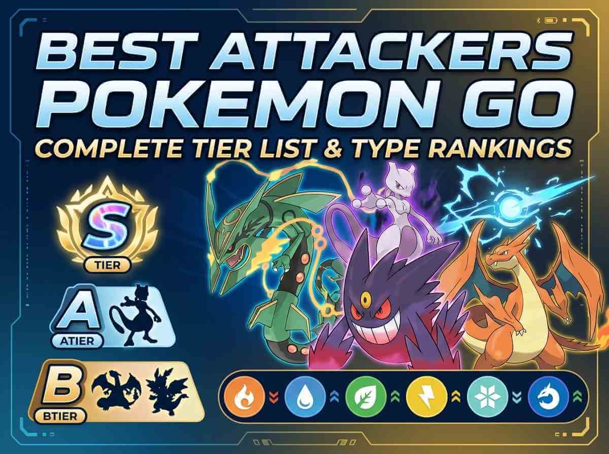 best attackers pokemon go