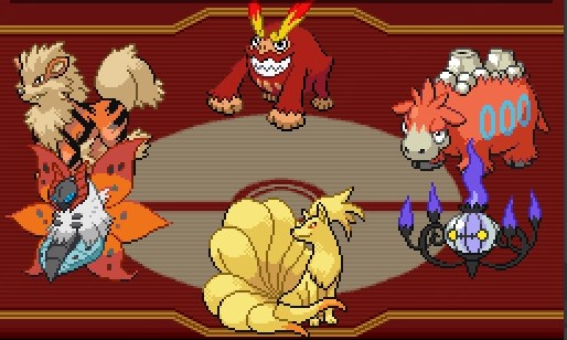 best fire type Pokemon Black and White