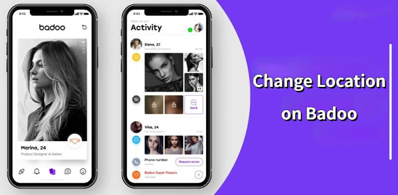 how to change location on badoo