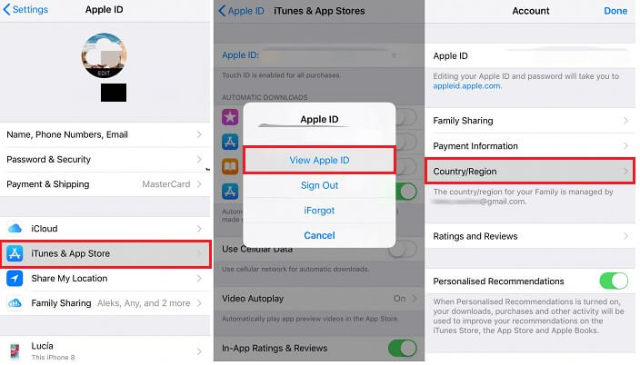 change gps location on iphone in settings