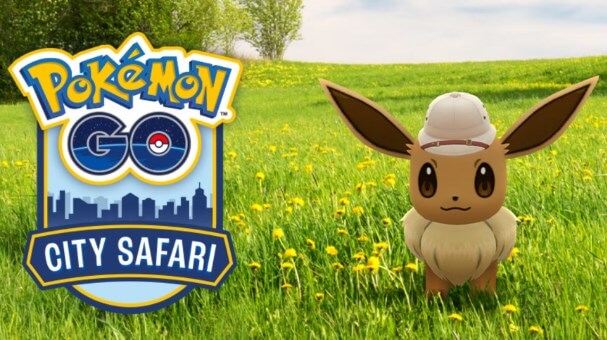 city safari eevee with the explorer hat