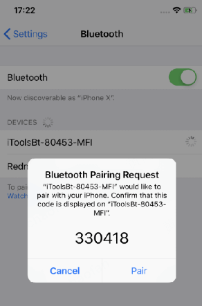 connect itools dongle bluetooth