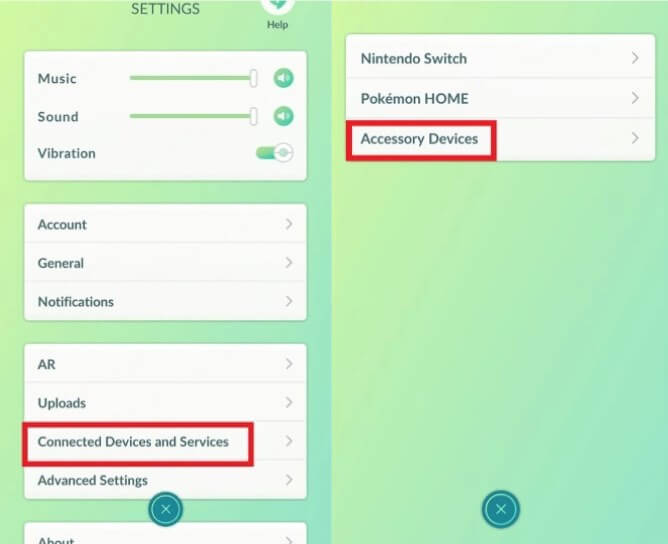 connect your pokemon go plus on pokemon go app