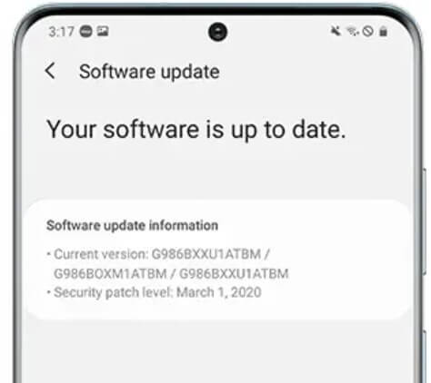 update your device system