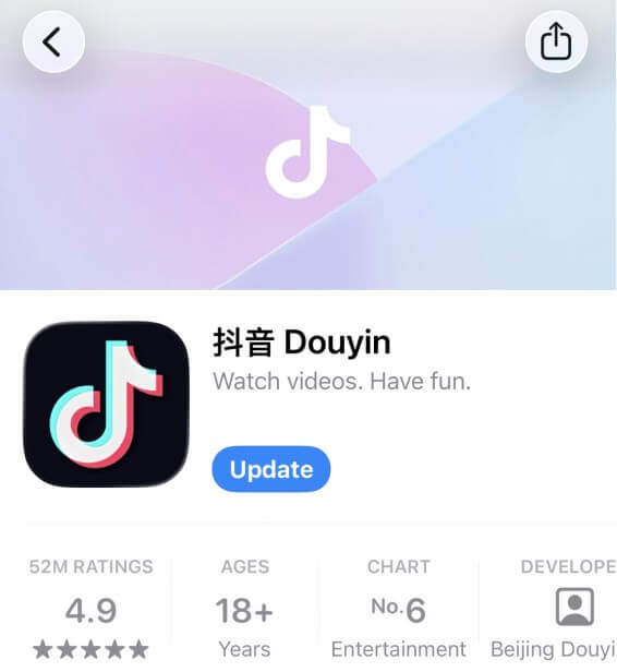 download douyin on app store