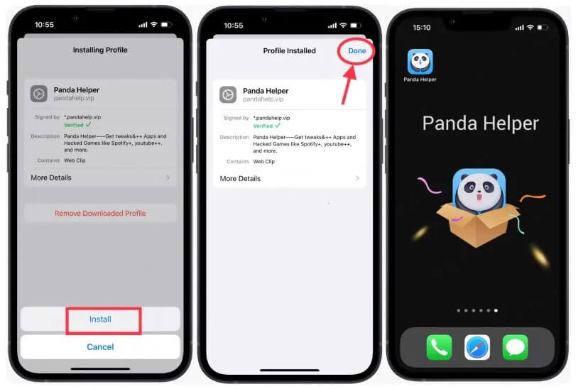 download and install panda helper