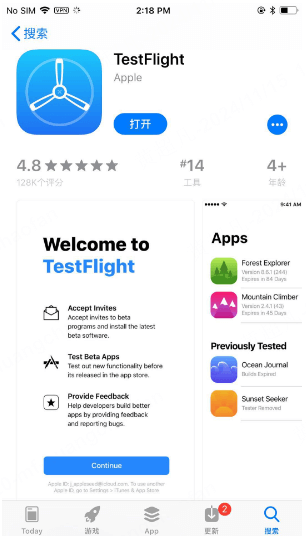 download and install testflight