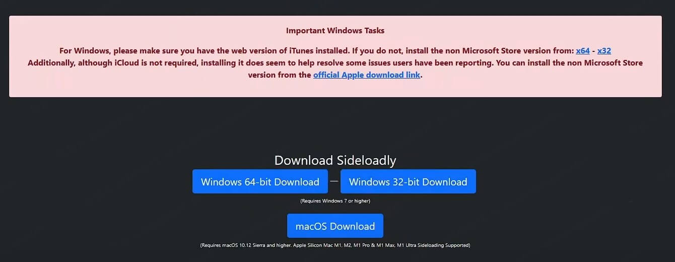 download sideloadly on your pc