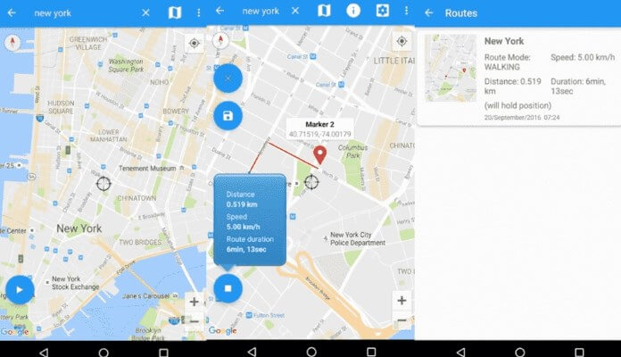 use fake gps location spoofer to spoof