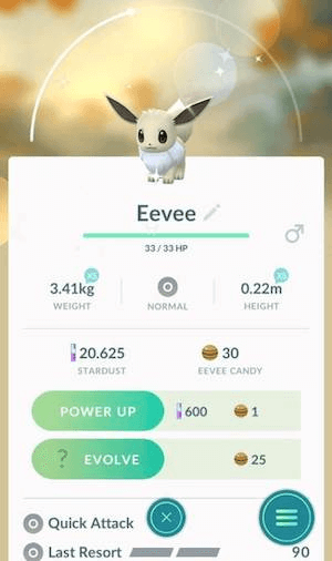 evolve shiny eevee using the name trick