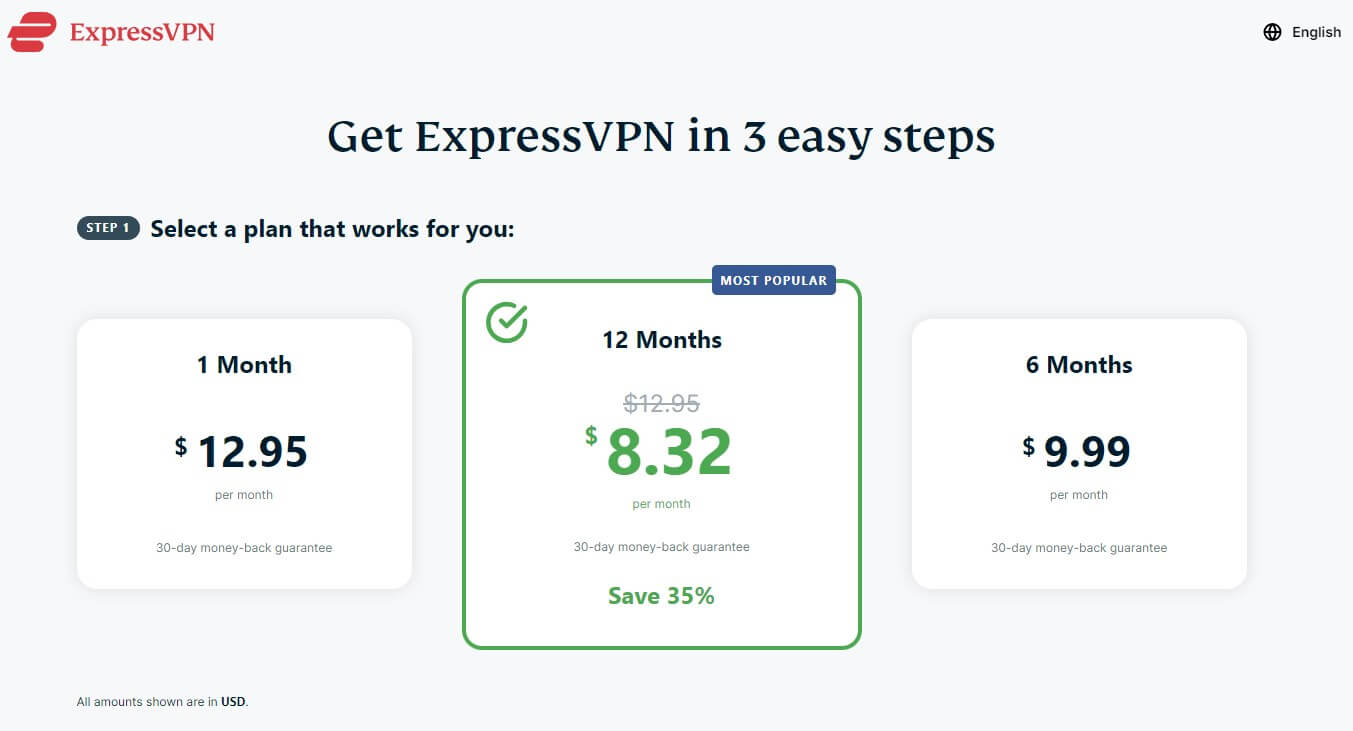 go to expressvpn website