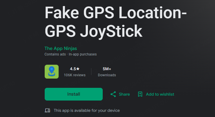 fake gps joystick app ninjas