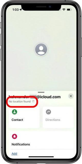 find my iphone location paused