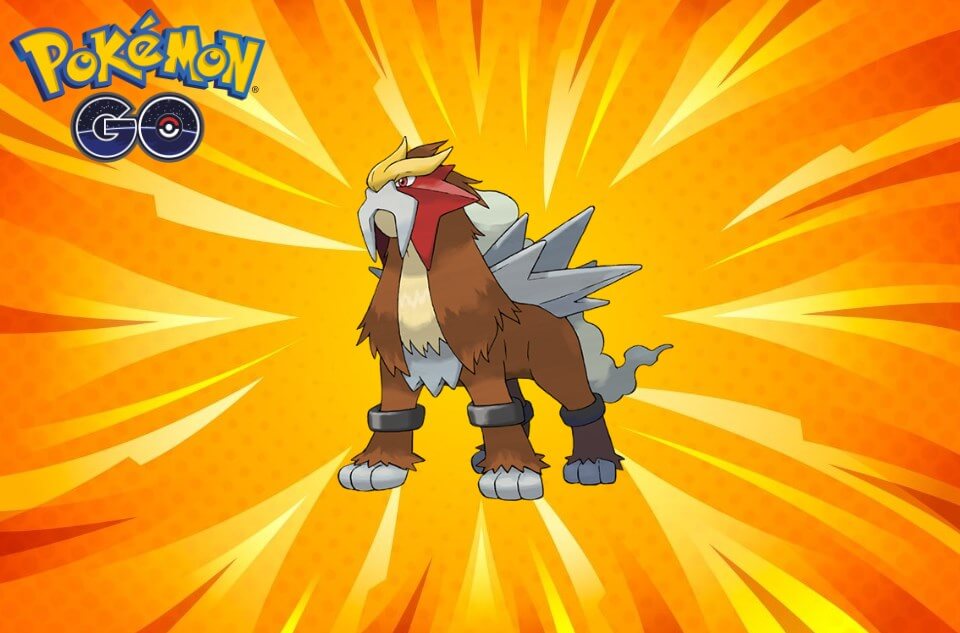 best legendary fire type pokemon go Entei