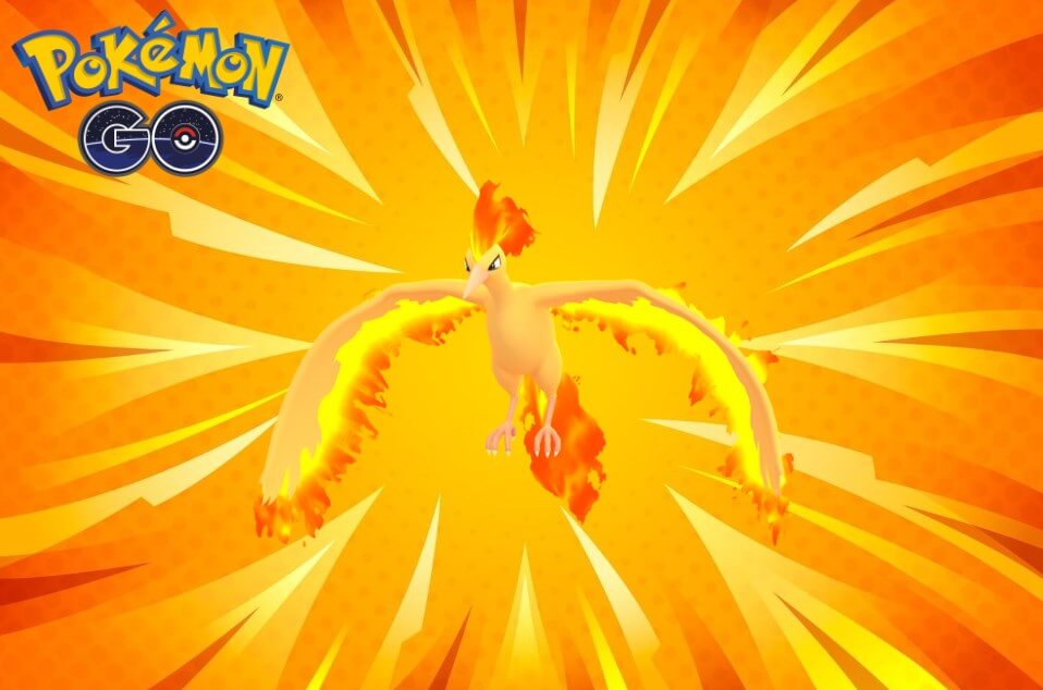best legendary fire type pokemon go Moltres