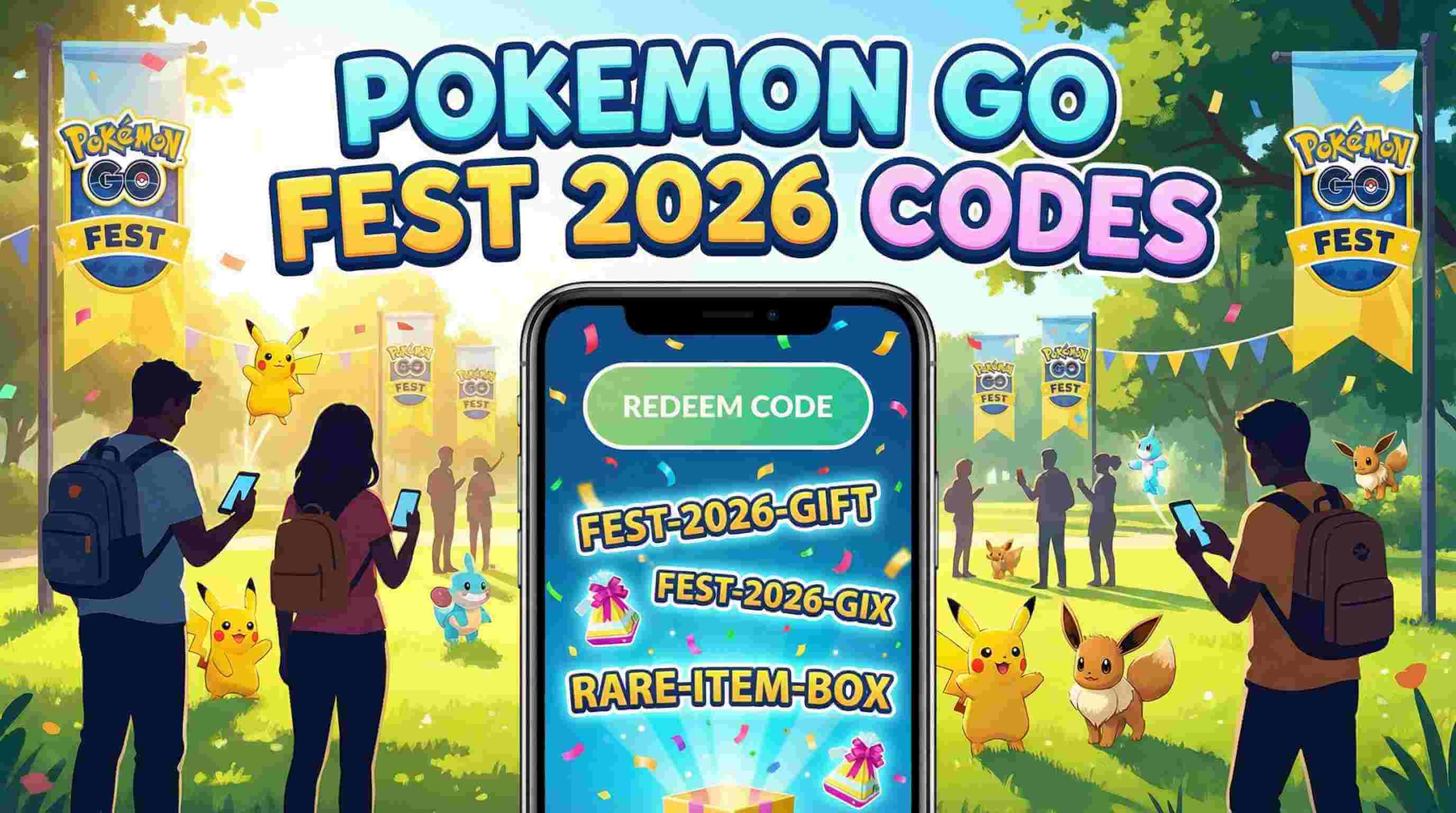 pokemon go fest 2026 codes