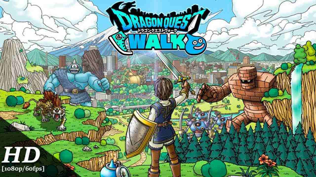 dragon quest walk location based game