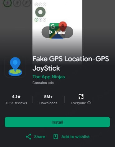 mock location app gps joystick