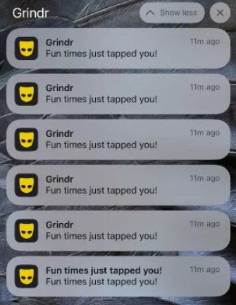 grindr notifications not working