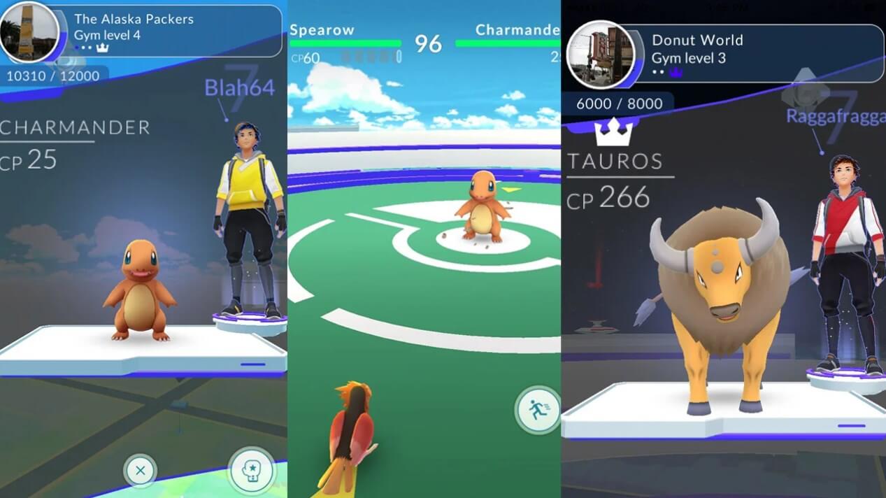 pokemon go gym battles