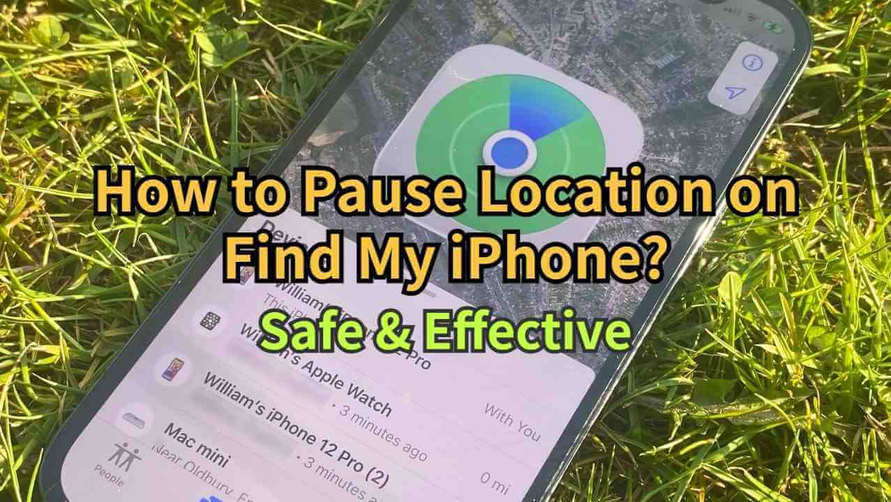 how to pause location on find my iphone
