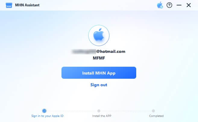 install mhn app