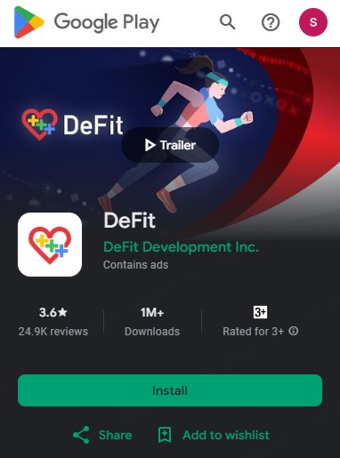 install walking hack defit