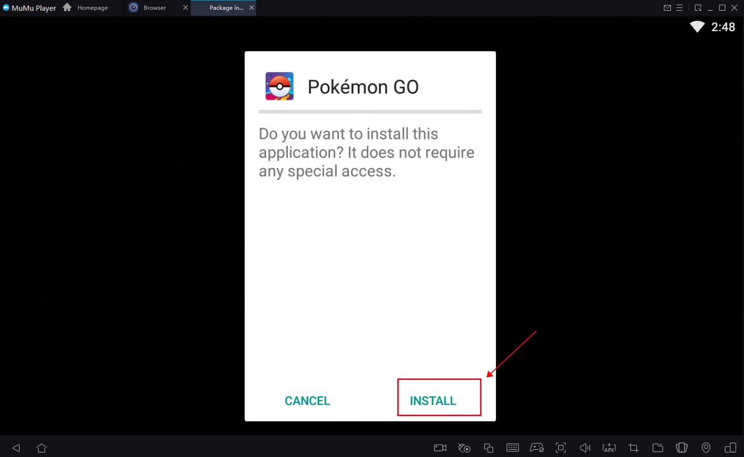 install pgsharp inside mumu player
