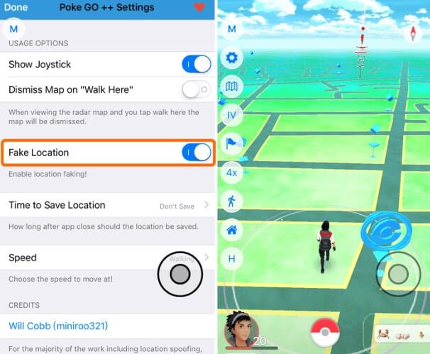 interface of pokego++