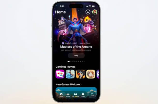 ios 26 new game center