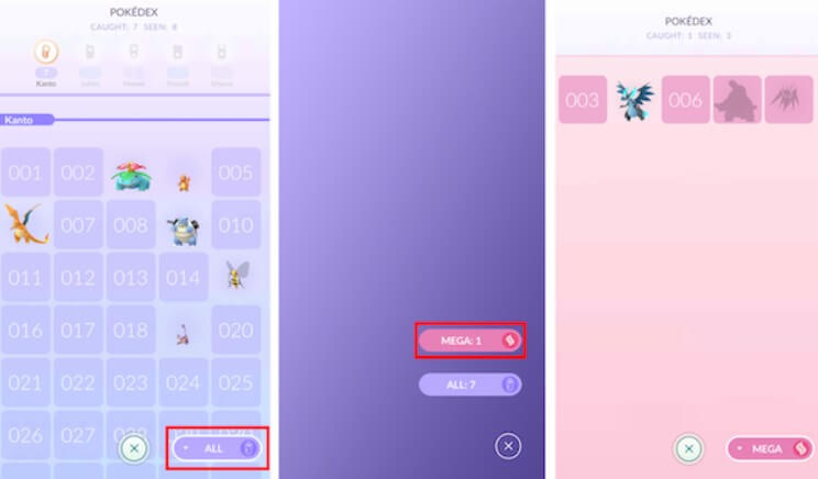 mega evolution poekedex