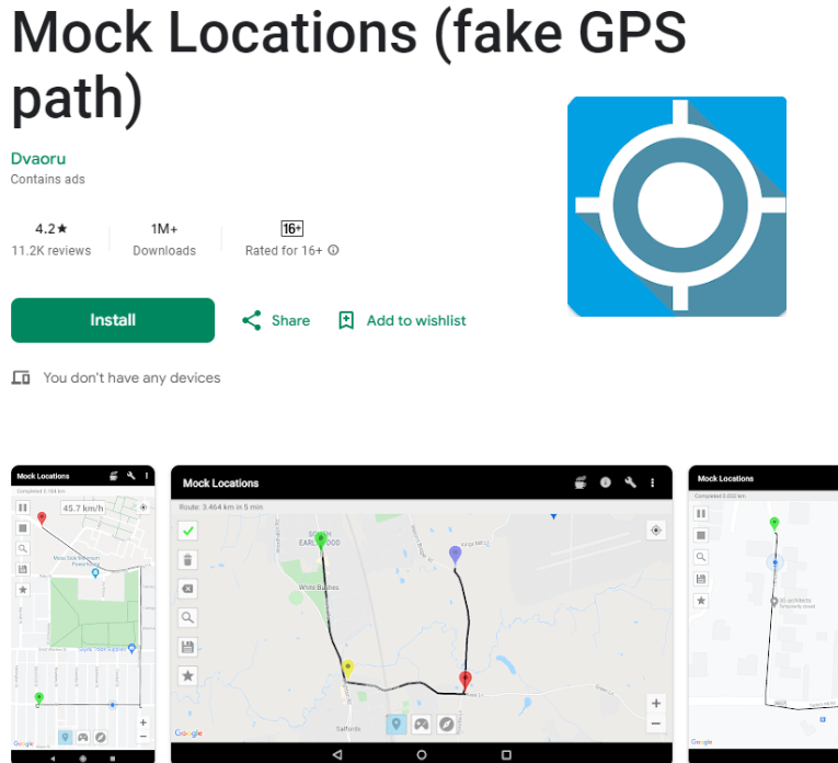 mock location
