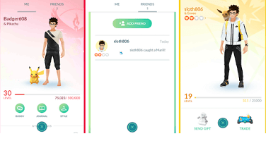 go to pokemon go trade interface