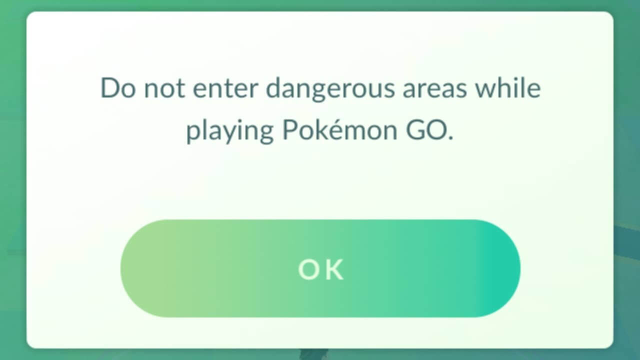 niantic pokemon go safety warning