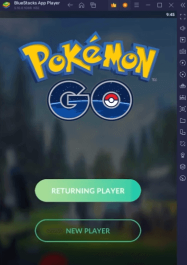 open pokémon go in bluestacks