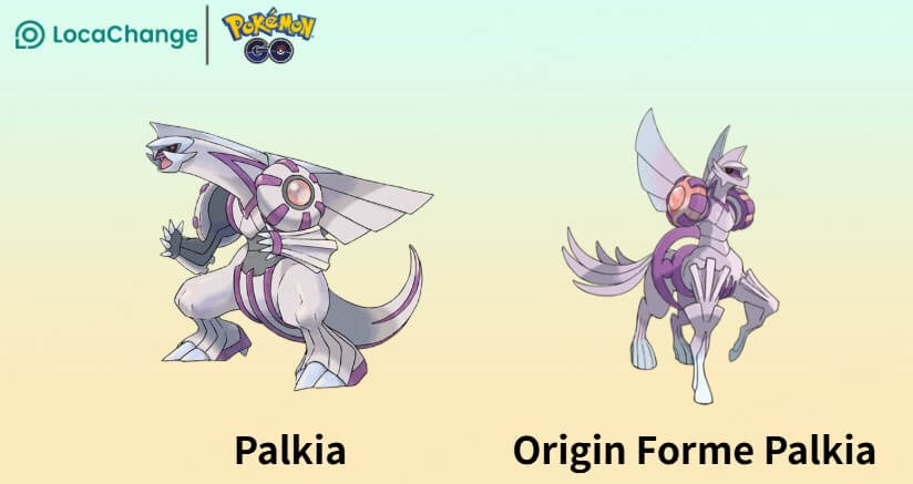 two forms of palkia in pokemon go