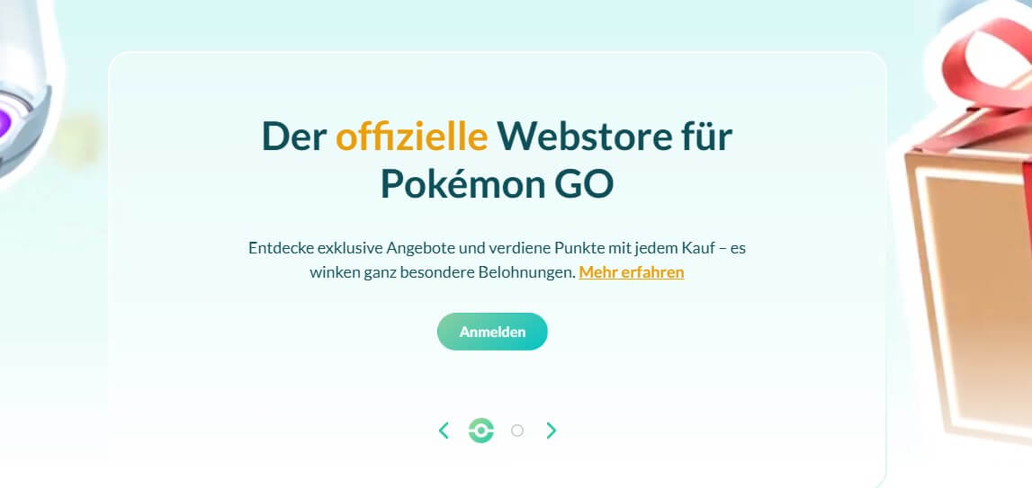 pokemon go web store