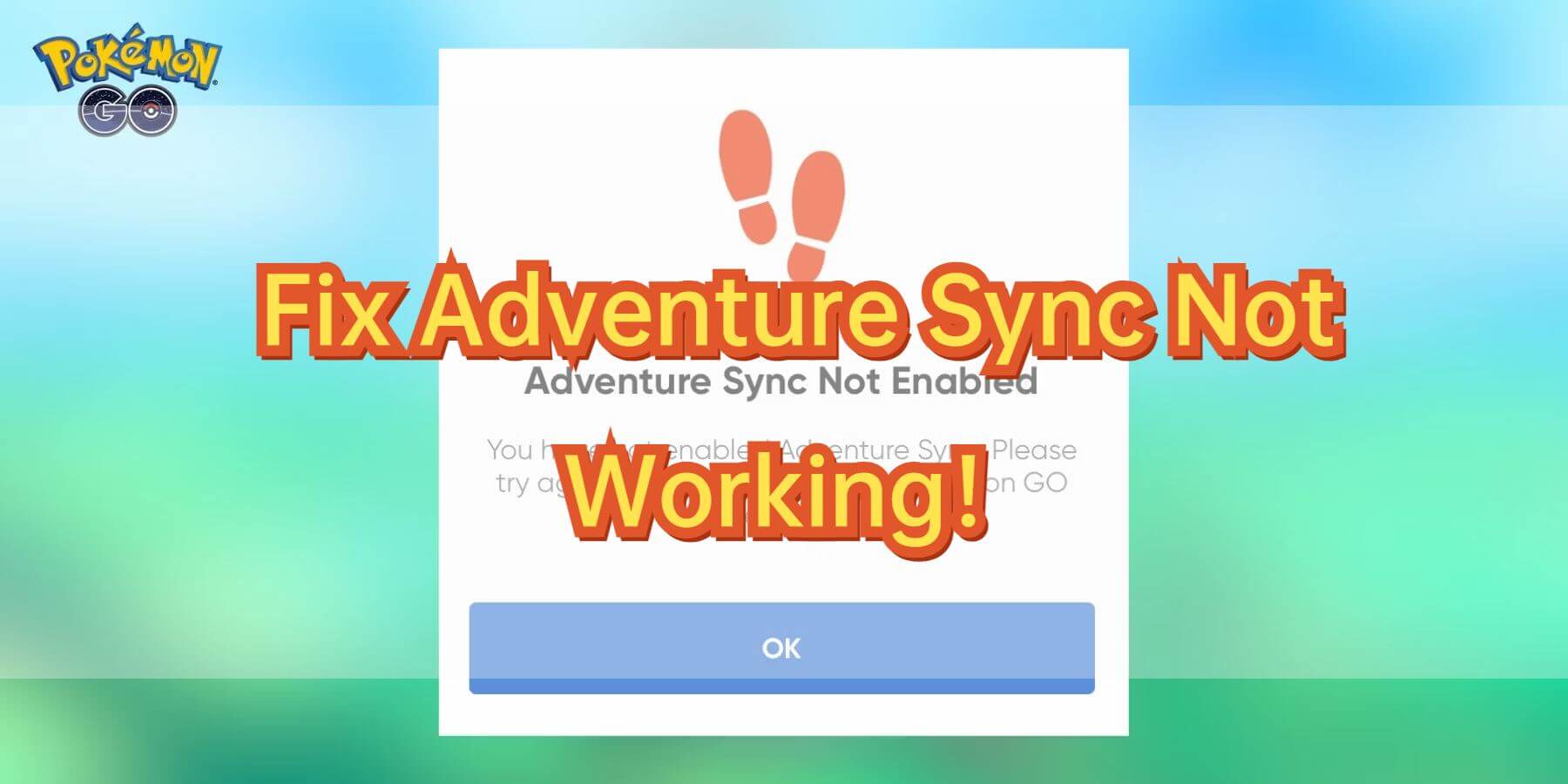 pokemon go adventure sync not working