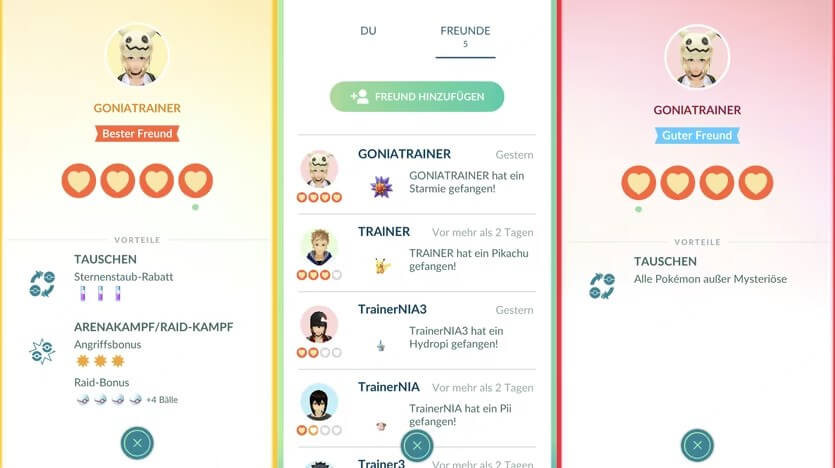 pokemon go eier ausbrüten mit freundescode