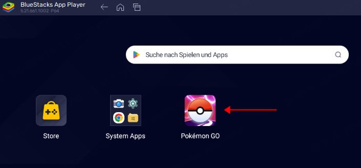 spielen sie pokemon go in bluestacks