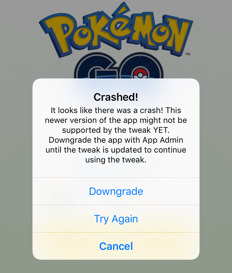 pokemon go keeps crashing