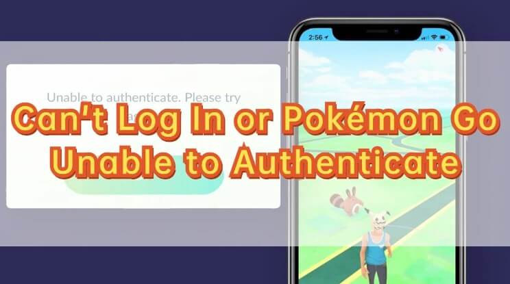 pokemon go unable to authenticat