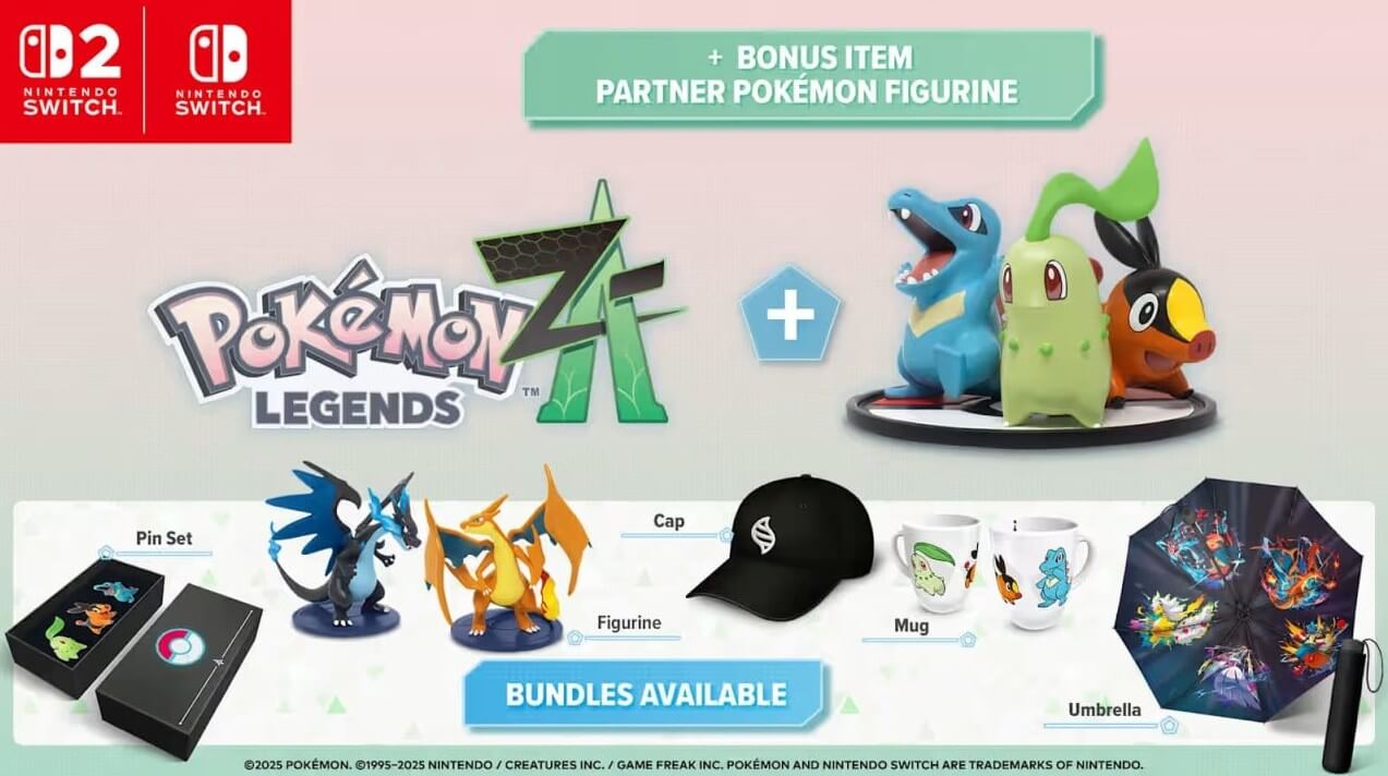 pokemon legends z-a pre order bonus