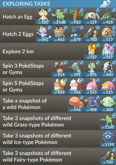 complete research tasks to get more pokeballs