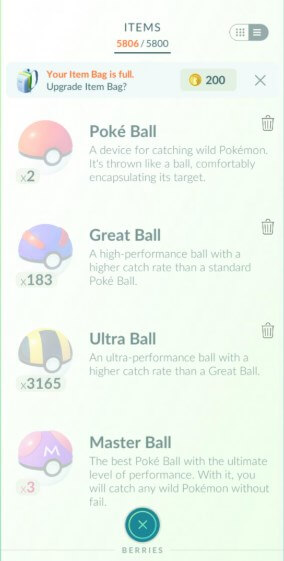 purchase pokeballs in pokemon shop