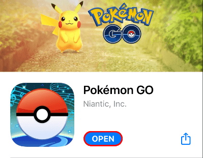 reinstall the pokemon go app