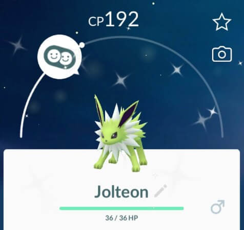 shiny eevee evolution jolteon