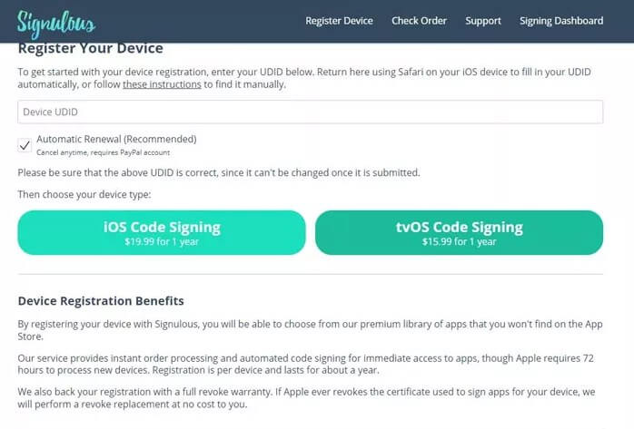 sign up on signulous to install ipogo soundmap joystick