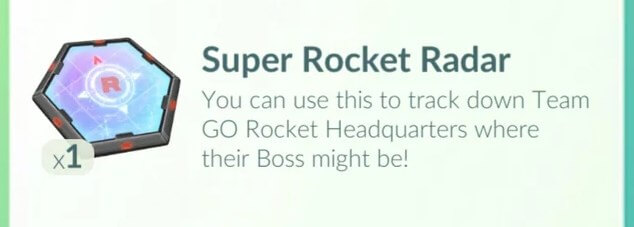 find giovanni with super rocket radar